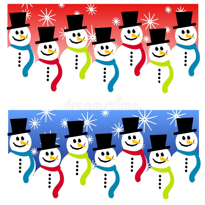 De Achtergronden van de Kopbal van de sneeuwman vector illustratie De Achtergronden van de Kopbal van de sneeuwman vector illustratie