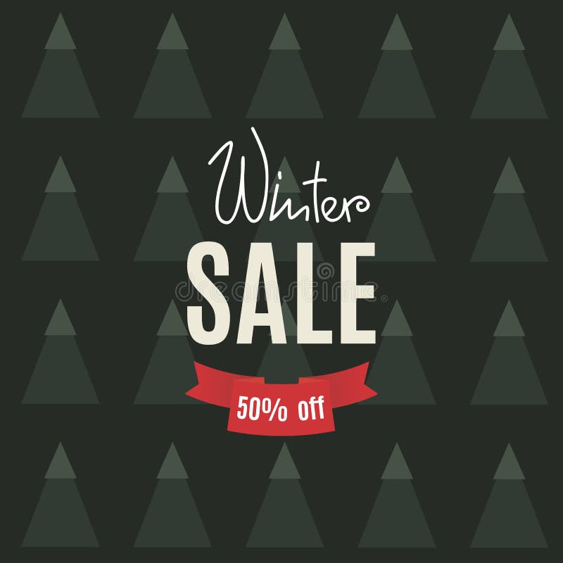 De affiche van de de winterverkoop op decoratieve achtergrond Vector illustratie vector illustratie De affiche van de de winterverkoop op decoratieve achtergrond Vector illustratie vector illustratie