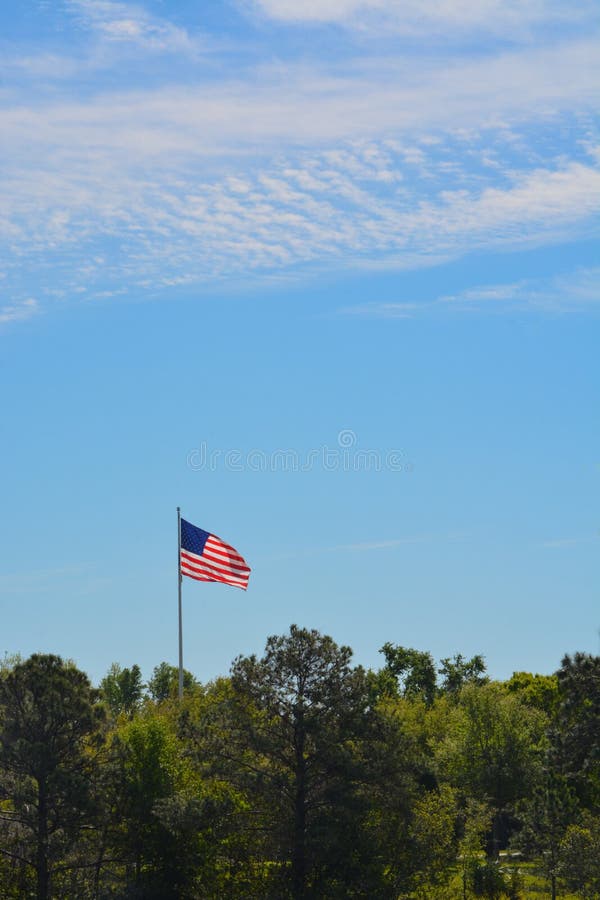 De Amerikaanse Vlag, de Sterren en de Strepen, het Rood, het Wit en het Blauw stock foto De Amerikaanse Vlag, de Sterren en de Strepen, het Rood, het Wit en het Blauw stock foto