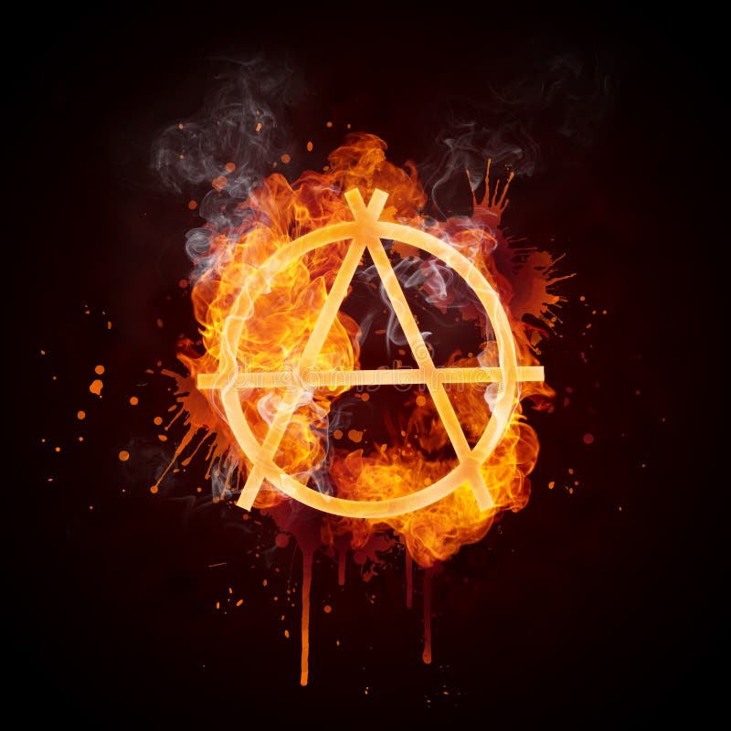 De Anarchie van de Werveling van de brand