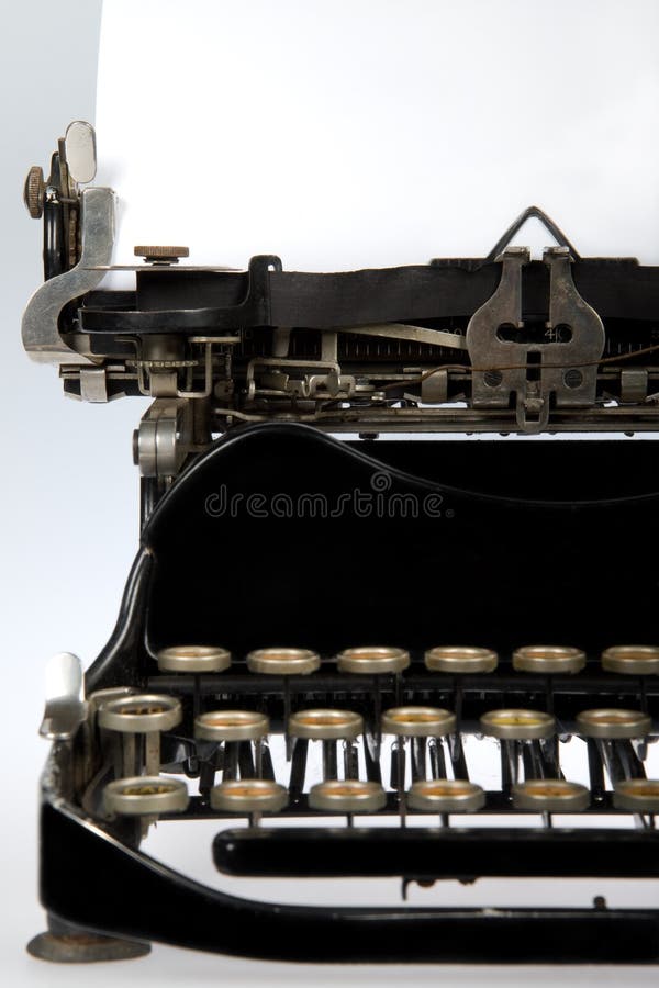 De antieke Retro Close-up van de Schrijfmachine royalty-vrije stock fotografie De antieke Retro Close-up van de Schrijfmachine royalty-vrije stock fotografie
