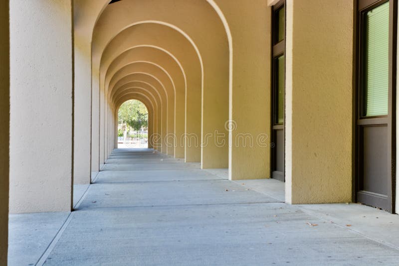 De Anza College Arches editorial stock image. Image of california 43348889