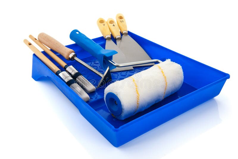De apparatuur van schilders stock afbeelding De apparatuur van schilders stock afbeelding