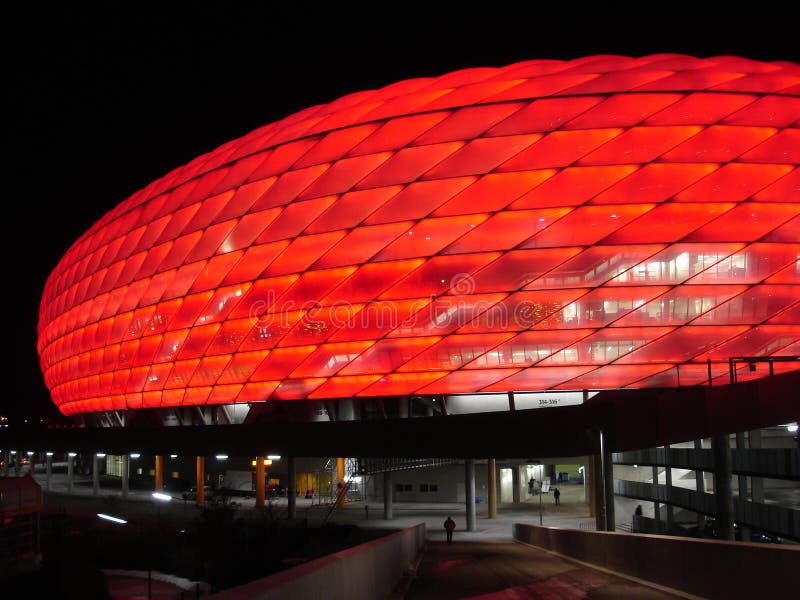 De Arena van München - nieuw voetbalstadion stock foto's De Arena van München - nieuw voetbalstadion stock foto's