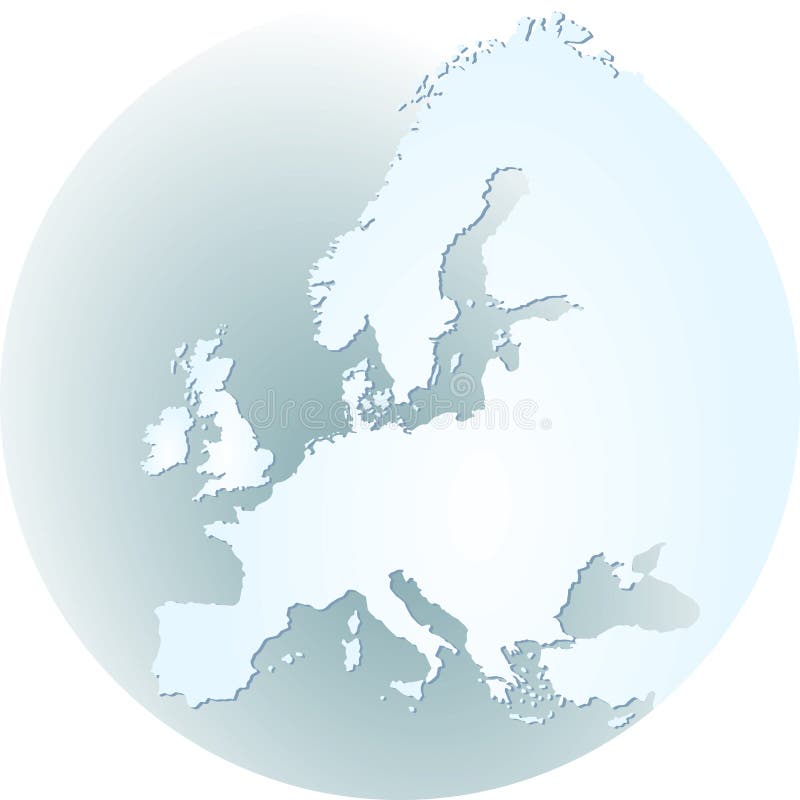 De atlas van Europa royalty-vrije illustratie De atlas van Europa royalty-vrije illustratie