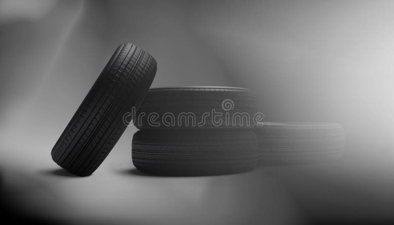 De auto vermoeit het 3d teruggeven stock illustratie De auto vermoeit het 3d teruggeven stock illustratie