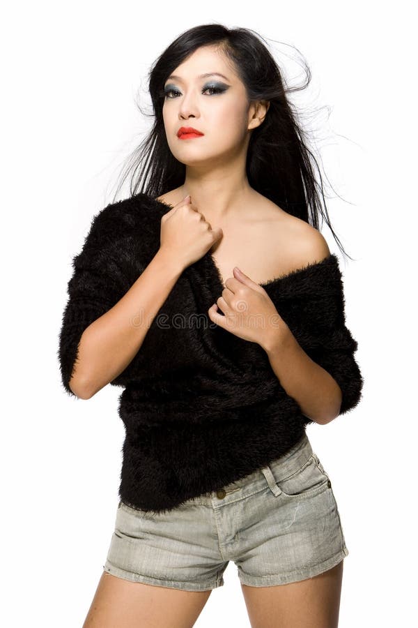 De Aziatische Model Vrouw Thaise Schoonheid Van Het