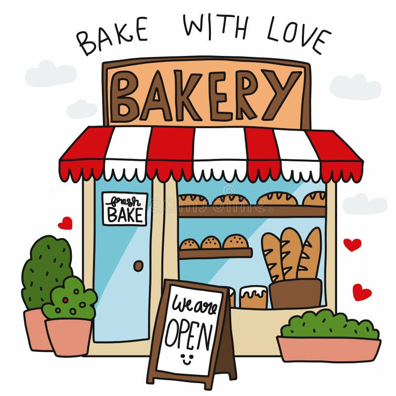 Bakery Cartoon Stock Illustrations – 90,903 Bakery Cartoon Stock