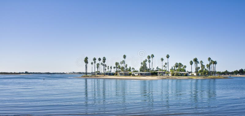 De Baai van de opdracht, San Diego, Californië stock afbeeldingen De Baai van de opdracht, San Diego, Californië stock afbeeldingen