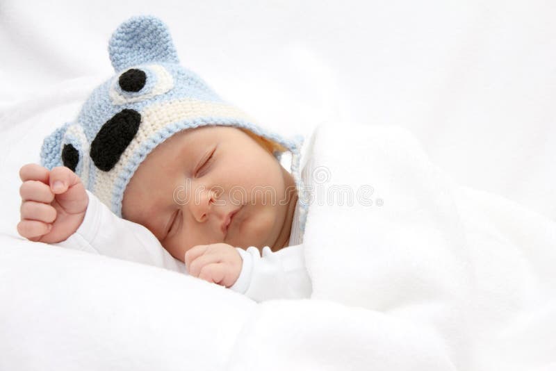 De baby van de slaap royalty-vrije stock foto De baby van de slaap royalty-vrije stock foto