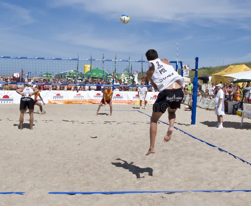 De bal van het strand dient stock afbeeldingen De bal van het strand dient stock afbeeldingen