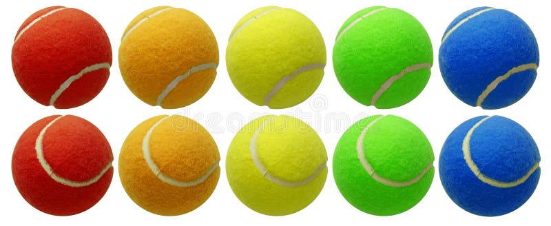 De ballen van het tennis