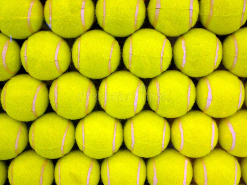 De Ballen van het tennis stock afbeeldingen De Ballen van het tennis stock afbeeldingen