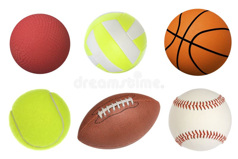 De ballen van sporten royalty-vrije stock fotografie De ballen van sporten royalty-vrije stock fotografie