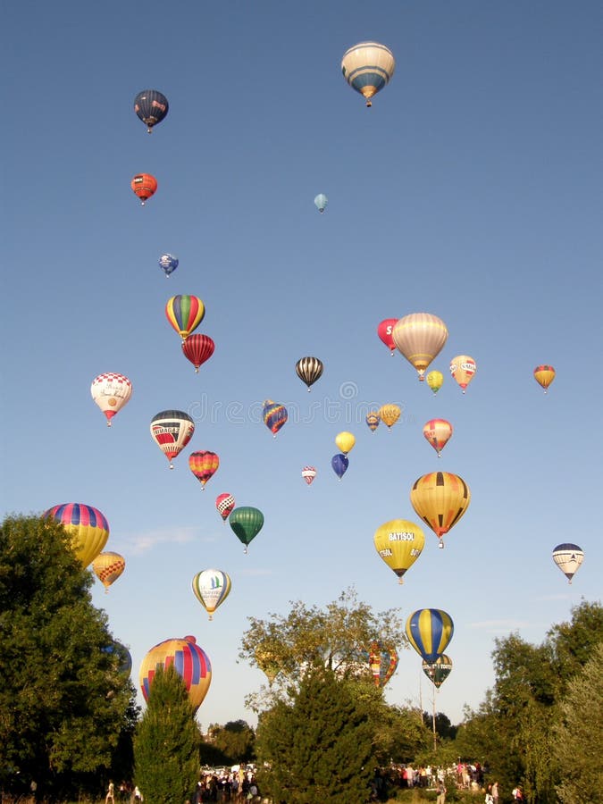 De Ballons van de hete Lucht stock foto's De Ballons van de hete Lucht stock foto's