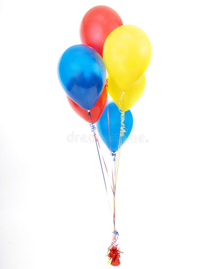 De ballons van de verjaardag