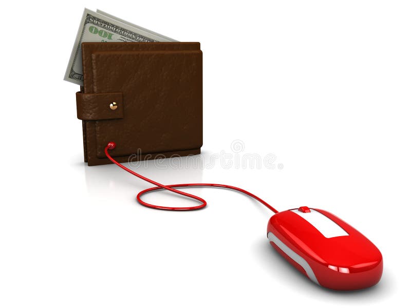 Internetbankieren vector illustratie