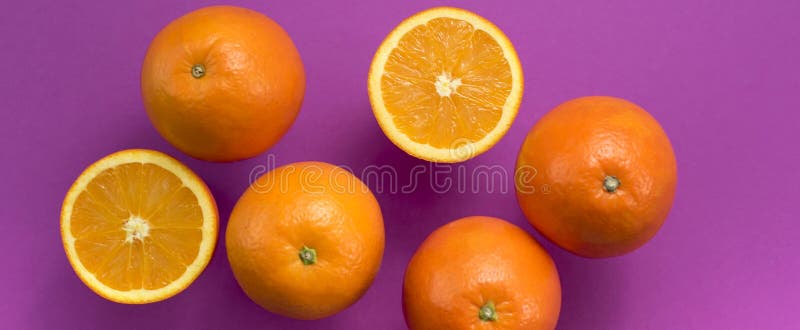 De banner oranje is Tropische Fruitultraviolet Als achtergrond royalty-vrije stock foto's De banner oranje is Tropische Fruitultraviolet Als achtergrond royalty-vrije stock foto's