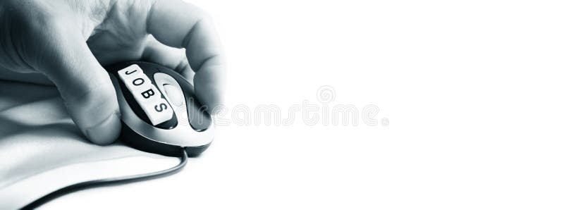 De banner van banen royalty-vrije stock foto De banner van banen royalty-vrije stock foto