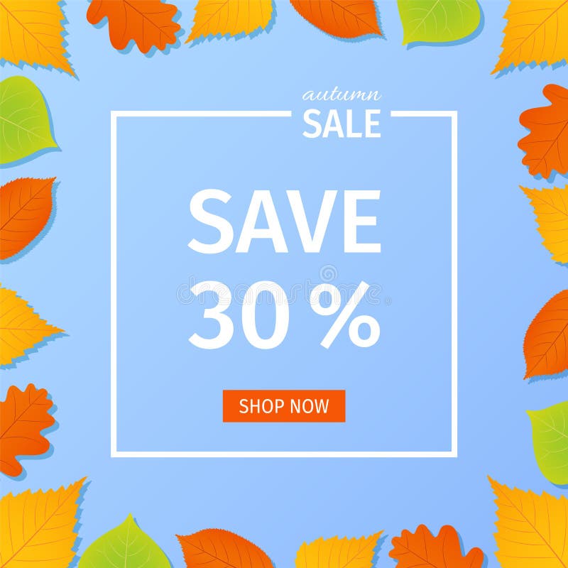 De banner van de de herfstverkoop Vector illustratie Affichemalplaatje met FA vector illustratie De banner van de de herfstverkoop Vector illustratie Affichemalplaatje met FA vector illustratie