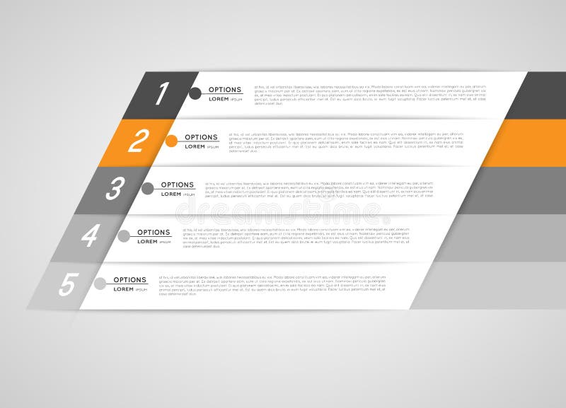 De banners van het Infographicmalplaatje royalty-vrije illustratie De banners van het Infographicmalplaatje royalty-vrije illustratie