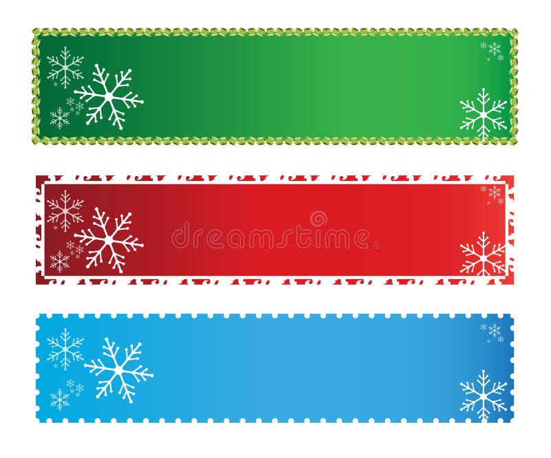 De banners van Kerstmis royalty-vrije illustratie De banners van Kerstmis royalty-vrije illustratie