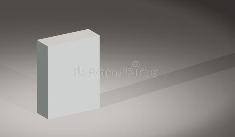 De Beige Achtergrond van de Doos van het product vector illustratie De Beige Achtergrond van de Doos van het product vector illustratie