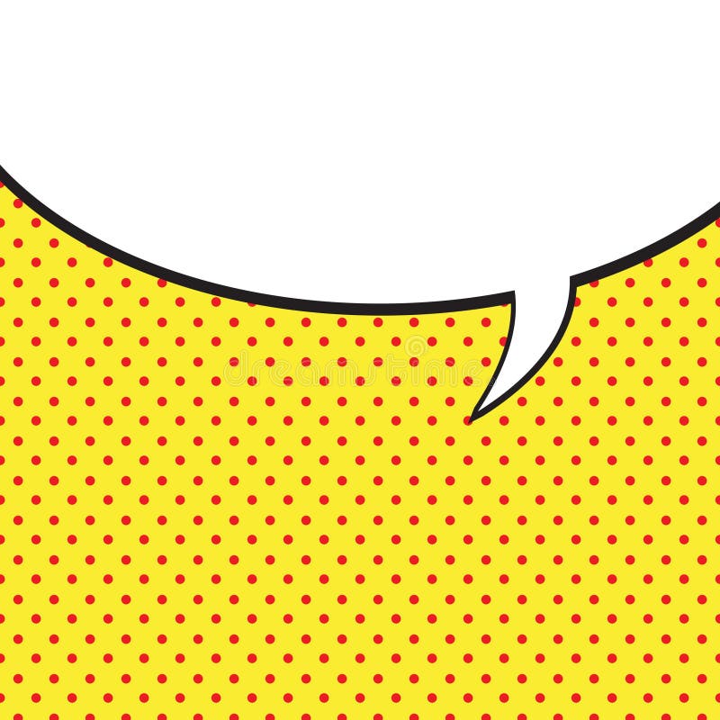 De Bel van de toespraak in de Stijl van de pop-Kunst vector illustratie De Bel van de toespraak in de Stijl van de pop-Kunst vector illustratie