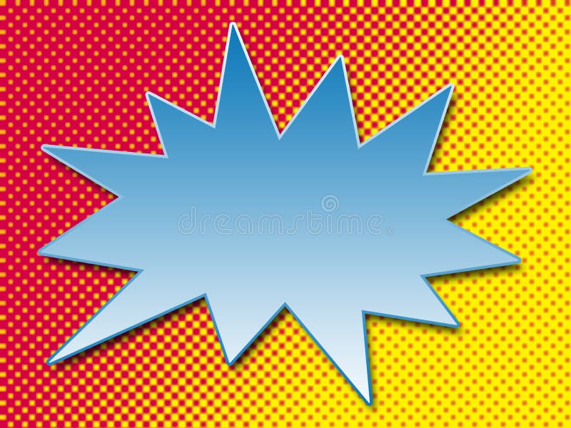 Pop Art Bel stock illustratie