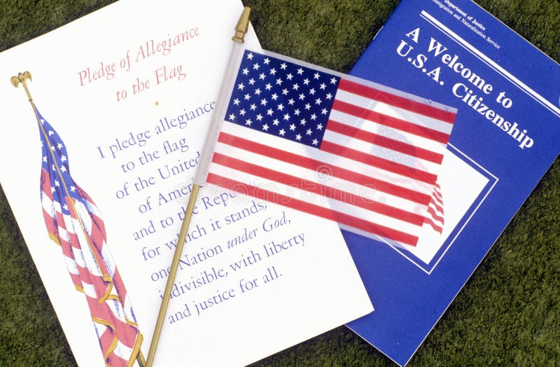 De Belofte van Trouw met Amerikaanse Vlag, Los Angeles, Californië