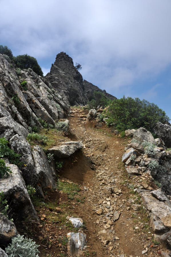 Dikeos berg royalty-vrije stock afbeelding