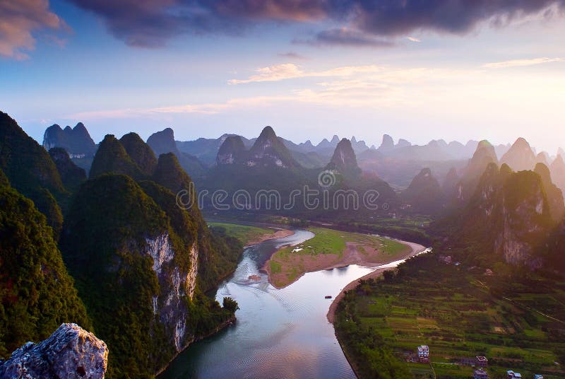 De bergen van Guilin