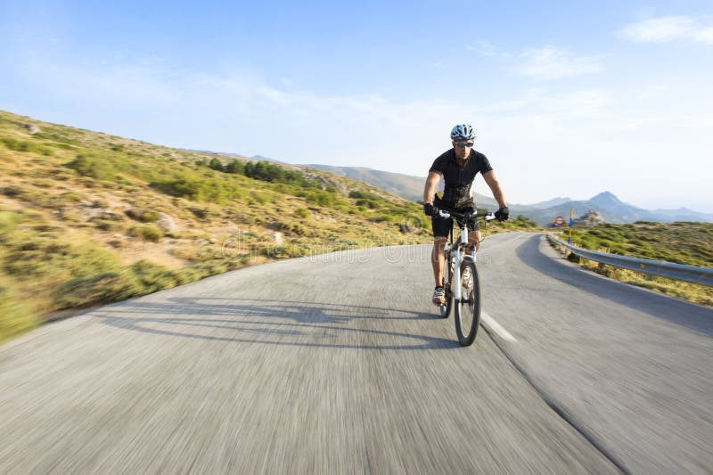 De bergfiets van het fietserpersonenvervoer