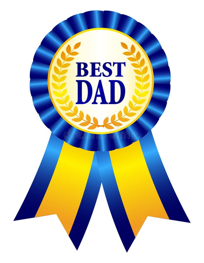 Beste papa lintrozet vector illustratie