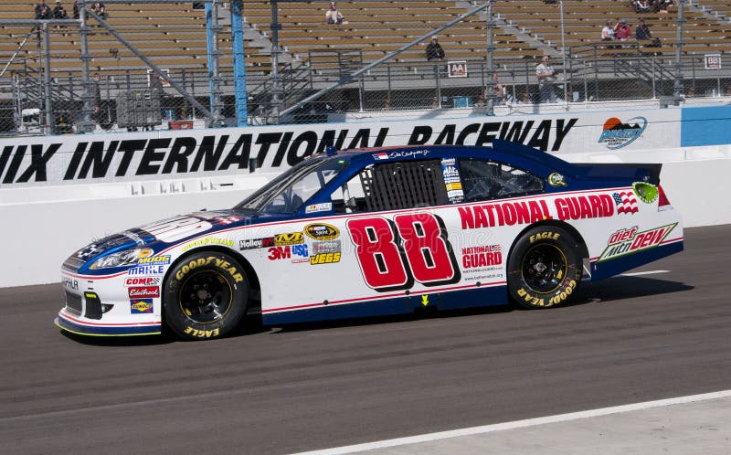 De Bestuurder van de Kop van de Sprint van Jr. NASCAR van Dale Earnhardt royalty-vrije stock afbeelding De Bestuurder van de Kop van de Sprint van Jr. NASCAR van Dale Earnhardt royalty-vrije stock afbeelding