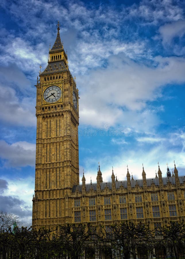 De Big Ben, Londen Engeland stock afbeelding De Big Ben, Londen Engeland stock afbeelding
