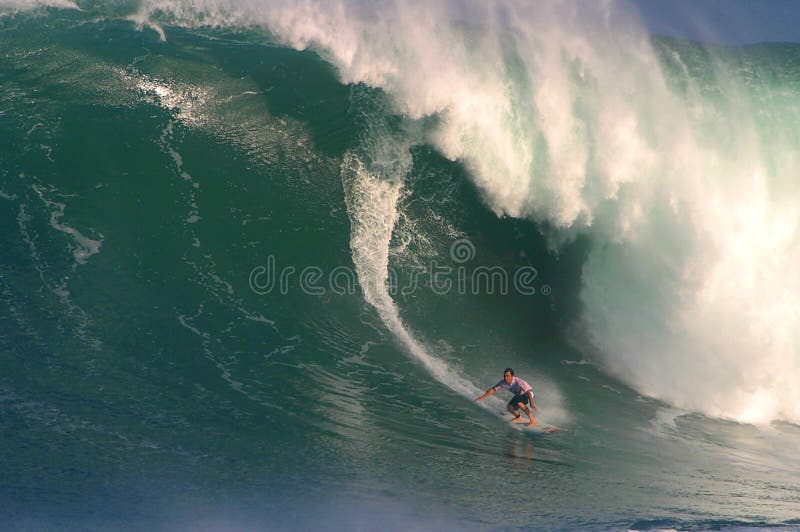 De Big Wave Surfing Wedstrijd van Eddie Aikau royalty-vrije stock fotografie De Big Wave Surfing Wedstrijd van Eddie Aikau royalty-vrije stock fotografie