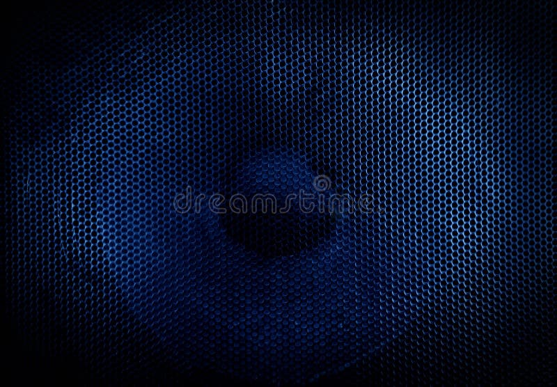 Blauwe spreker royalty-vrije stock fotografie Blauwe spreker royalty-vrije stock fotografie