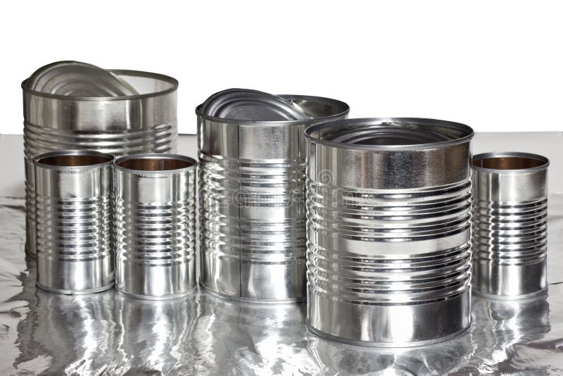 Kan niet redden uitgehongerd De Blikken Van Het Aluminium Stock Afbeelding - Image of vernieuwbaar,  huisvuil: 24250069