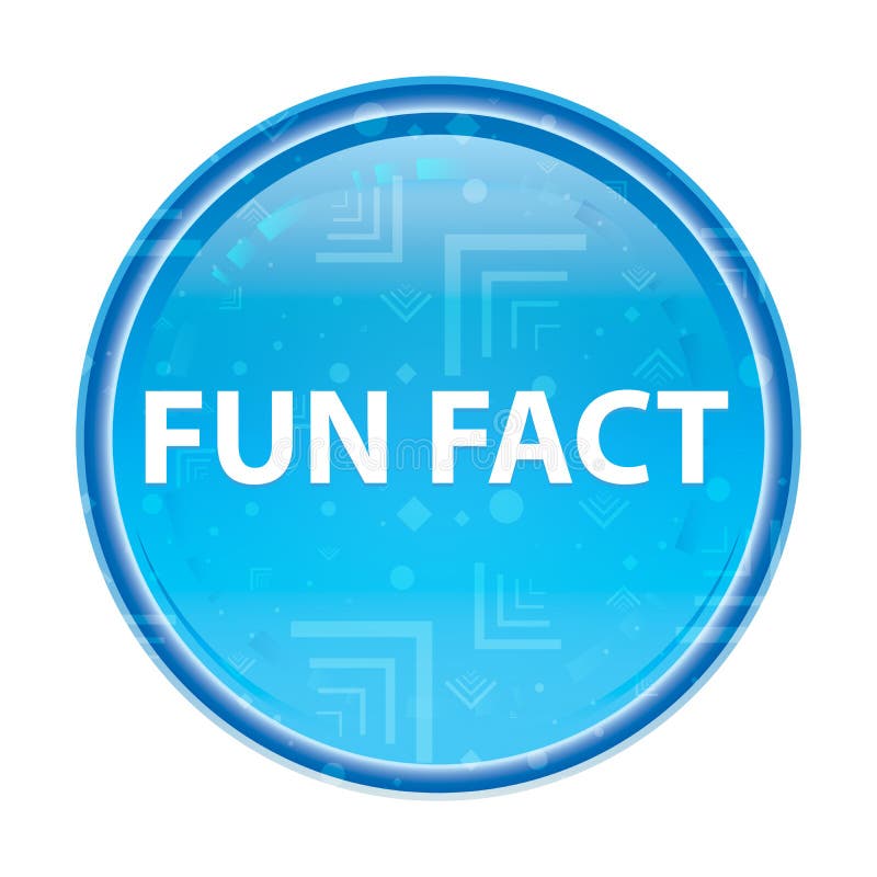 Fun Fact Isolated on floral blue round button. Fun Fact Isolated on floral blue round button