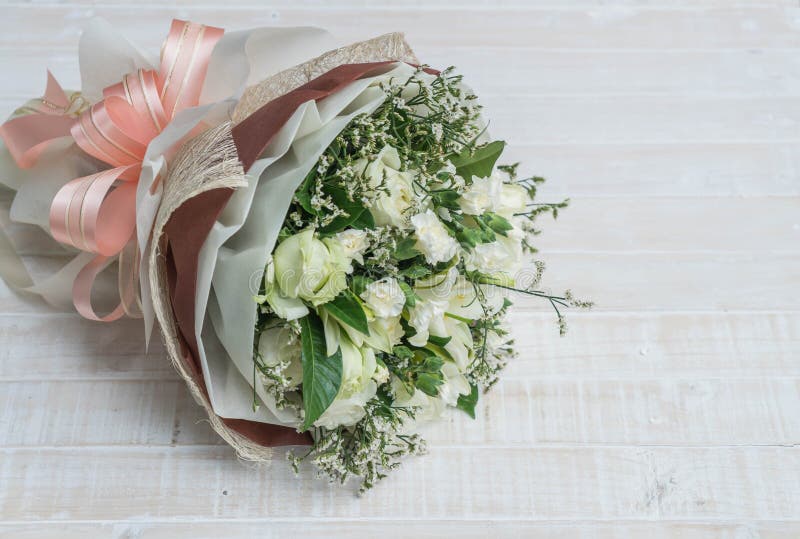 De boeketbloem van nam toe stock fotografie