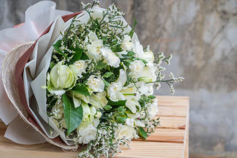 De boeketbloem van nam toe stock foto's