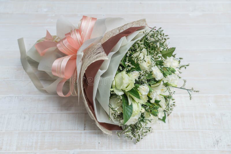 De boeketbloem van nam toe stock foto