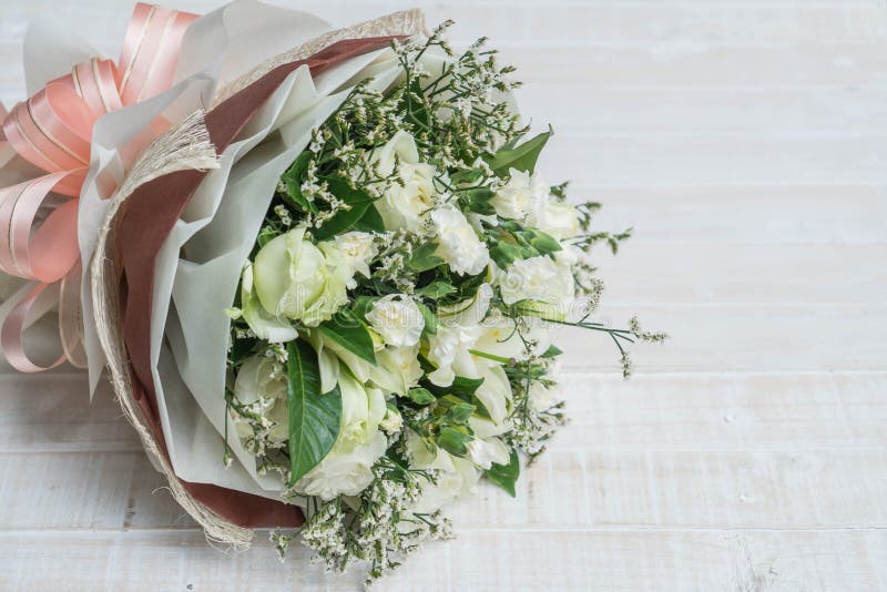 De boeketbloem van nam toe stock foto