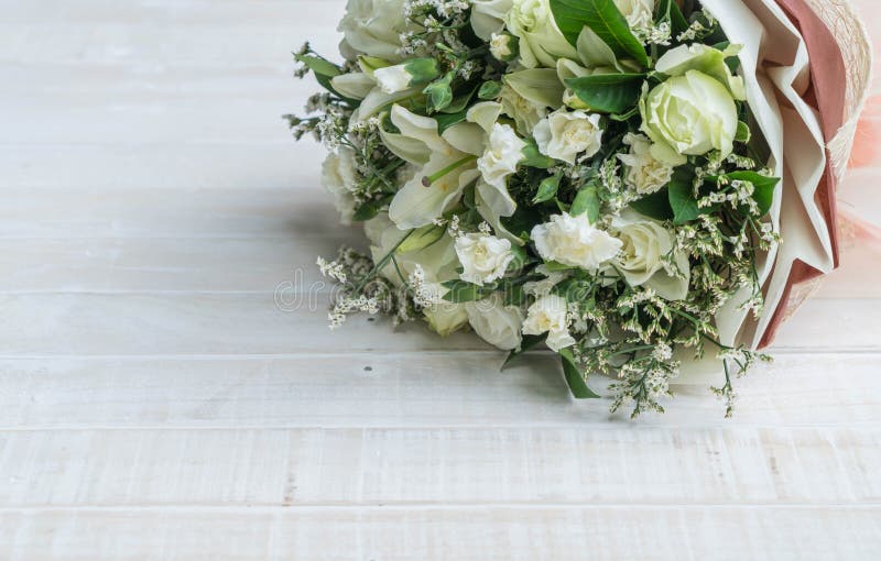 De boeketbloem van nam toe stock afbeelding