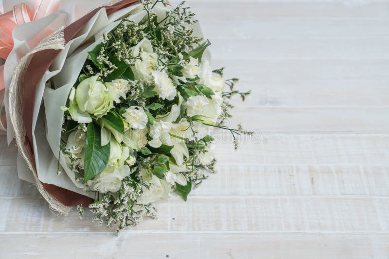 De boeketbloem van nam toe stock afbeelding