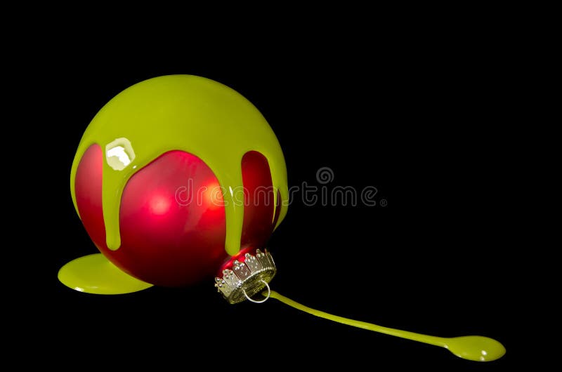 De Bol van Kerstmis royalty-vrije stock fotografie De Bol van Kerstmis royalty-vrije stock fotografie