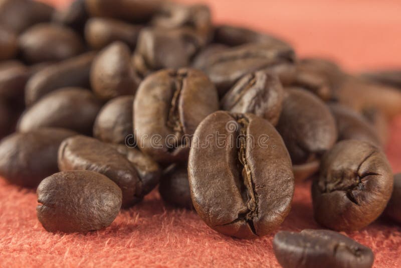 De bonen van de koffie royalty-vrije stock afbeeldingen