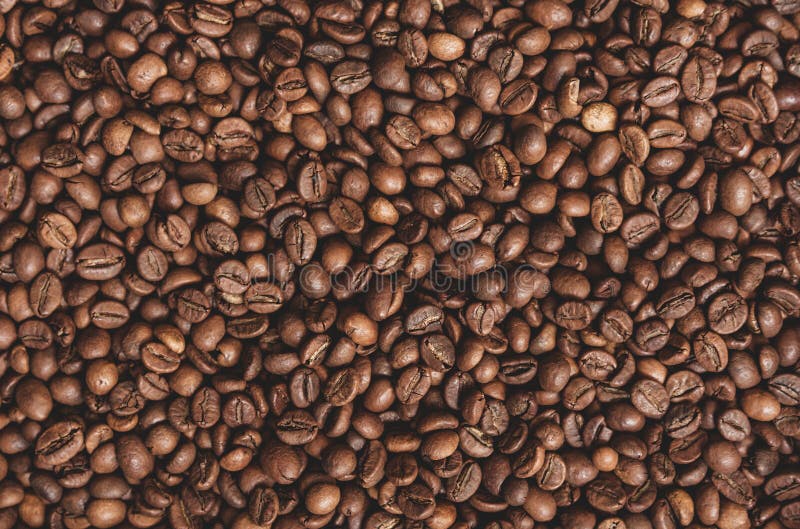 Textuur van koffiebonen royalty-vrije stock foto