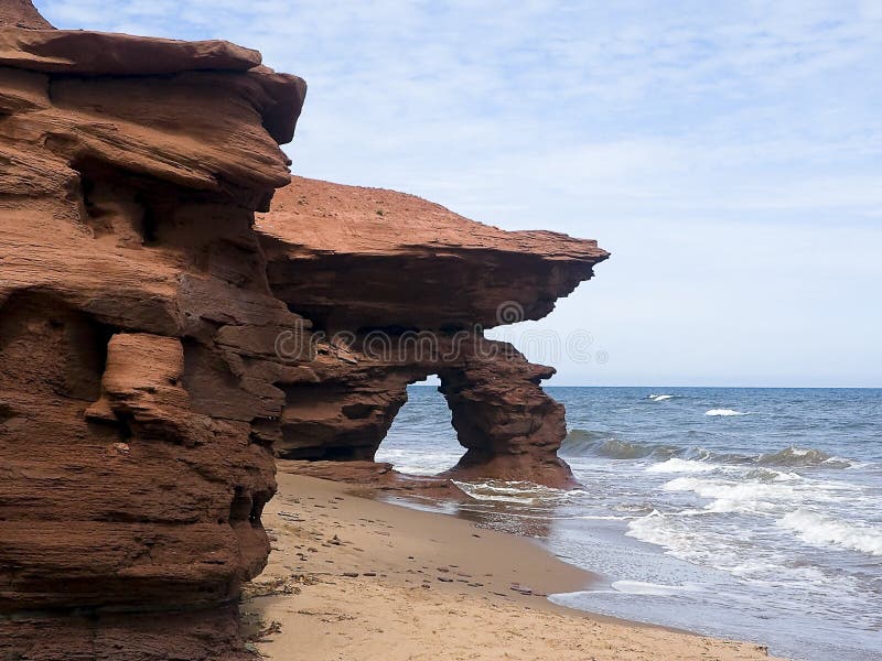 Seaview Coast Arch, PEI, Canada royalty-vrije stock foto